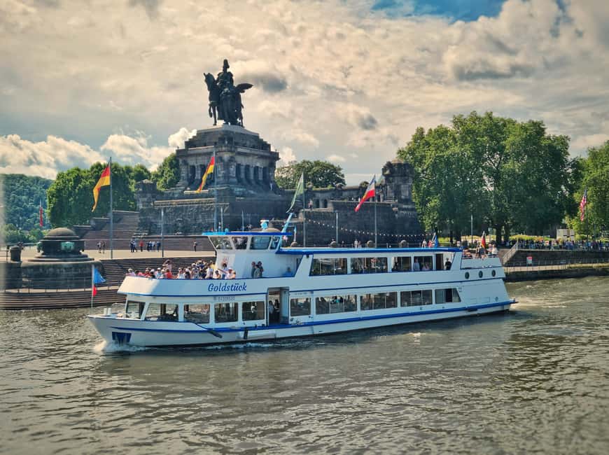 2-River Day-trip by boat to Koblenz and return from Alken - Key points to know before booking