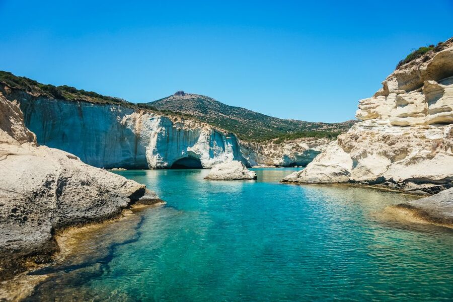 Adamas: Kleftiko Sailing Day Trip with Snorkeling and Lunch - Kalogries: your first chance to swim