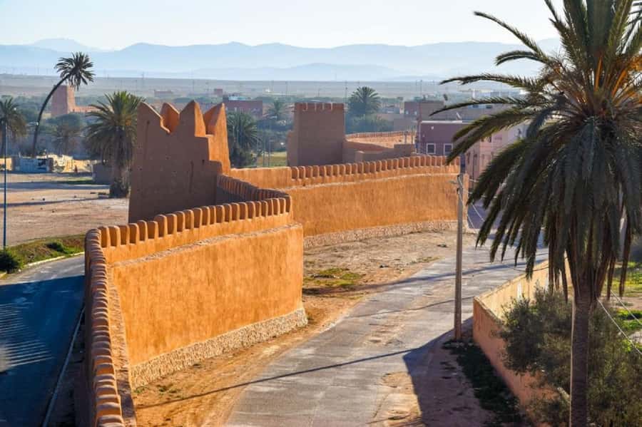 Agadir: Taroudant Oasis and Tiout Day Trip with Lunch Option - The ramparts and Atlas Mountain views