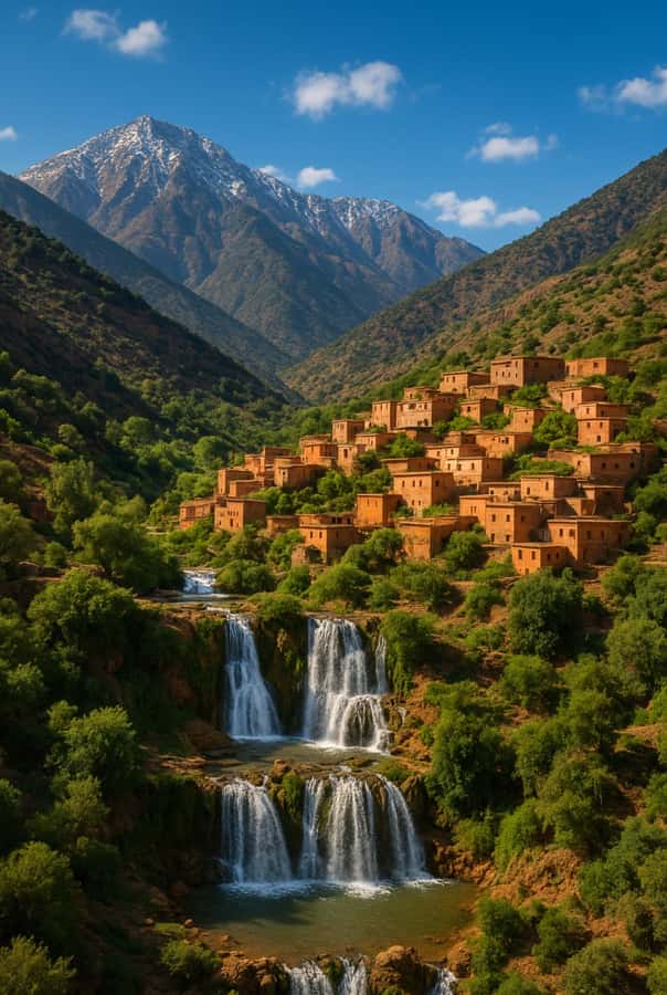 Agafay Desert & Atlas Mountain & Camel Ride Day Trip & Lunch - Leaving Marrakech for the Atlas valleys