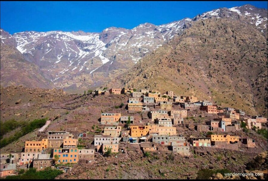 Agafay Desert & Atlas Mountain & Camel Ride Day Trip & Lunch - A Berber lunch with a mountain view