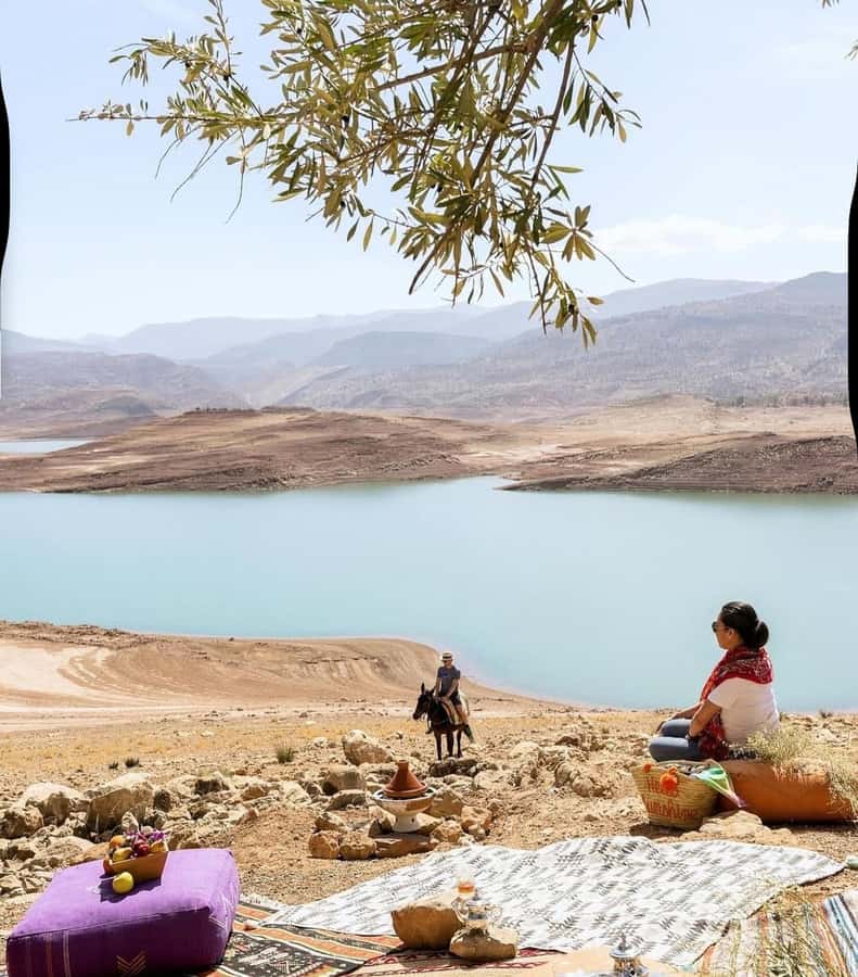 Agafay Desert & Atlas Mountain & Camel Ride Day Trip & Lunch - Breakfast with argan oil