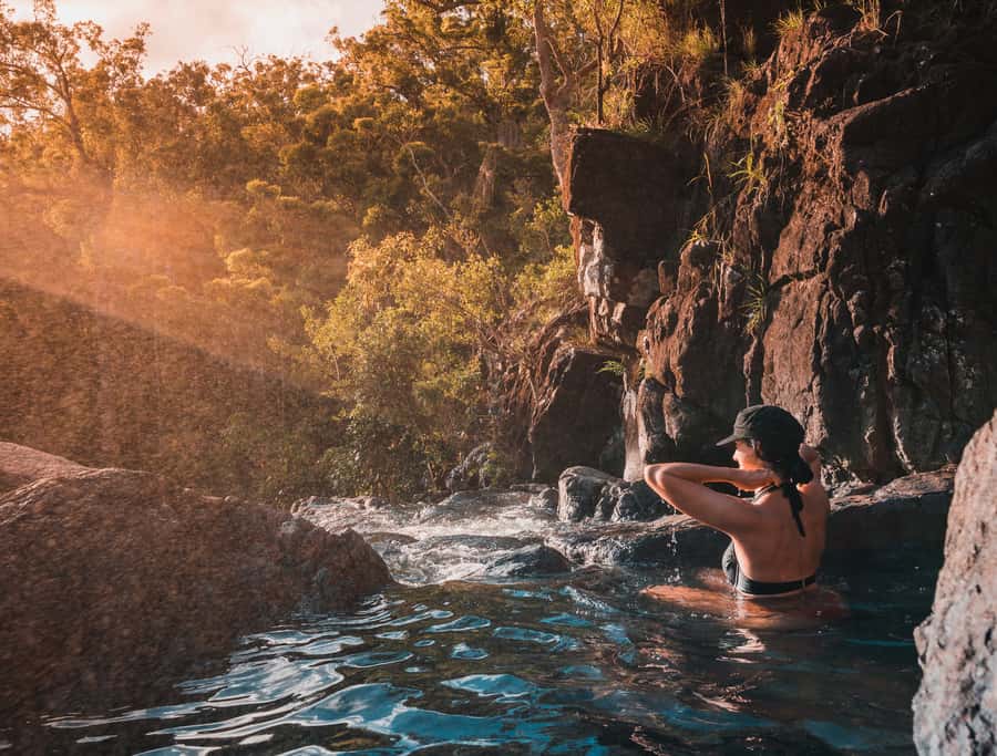 Airlie Beach: Cedar Creek Falls & Northerlies Beach Day Trip - The dry season changes the experience