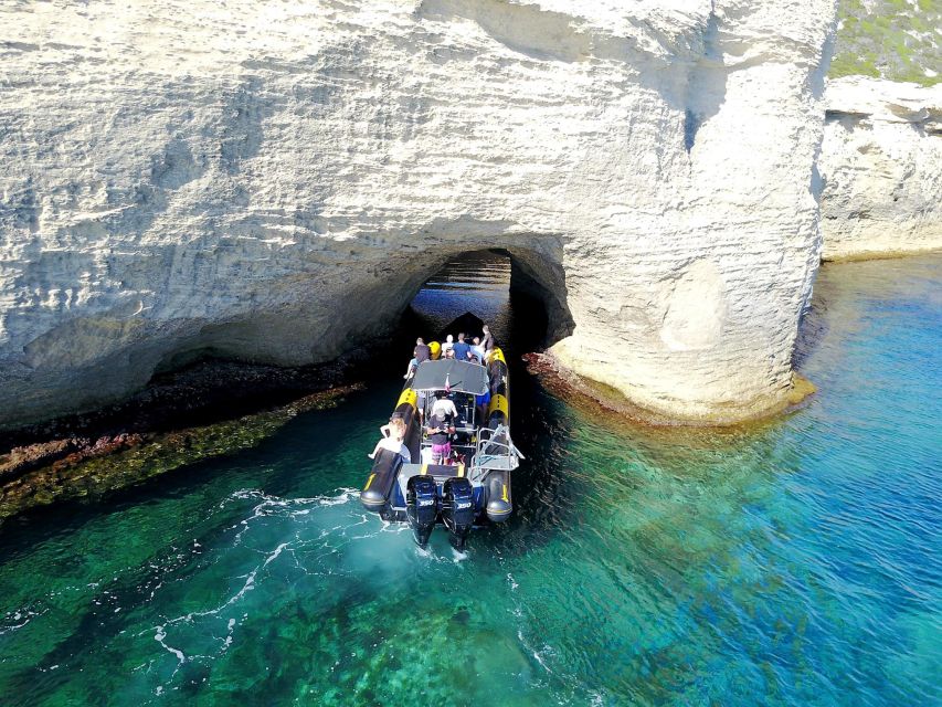 Ajaccio: Day Trip Boat Tour to Bonifacio - The Lavezzi Islands in turquoise water