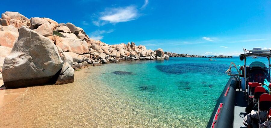 Ajaccio/Porticcio: Scandola & Piana Semi-Rigid Boat Day Trip - Scandola’s red cliffs and sea caves