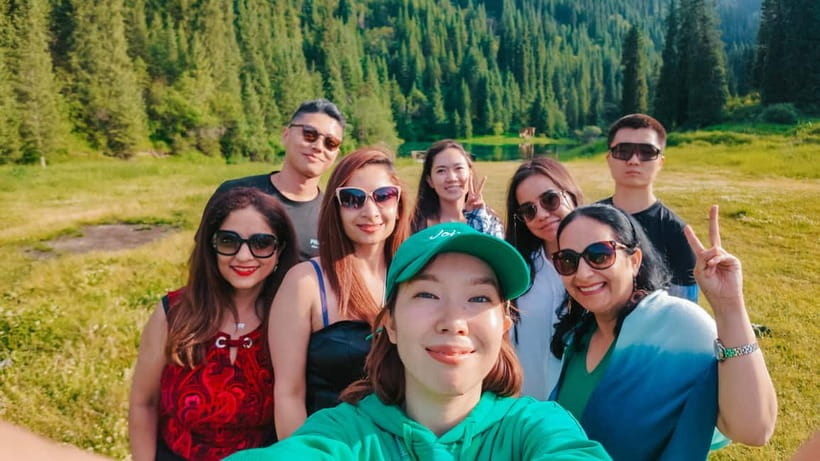 Almaty: Kolsai-Kaindy Lakes and Charyn Canyons Day Trip - Kaindy Lake and its sunken trees