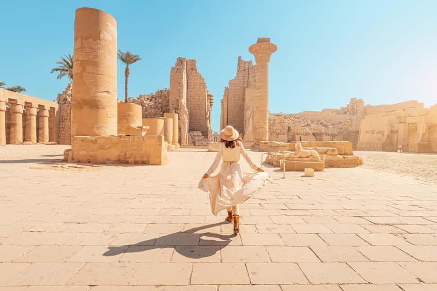 Aswan: Luxor Day Trip with Sunrise Hot Air Balloon & Felucca - Walking through three tombs in the Valley of the Kings