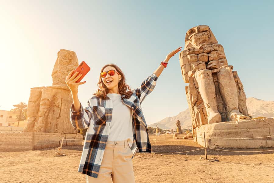 Aswan: Luxor Day Trip with Sunrise Hot Air Balloon & Felucca - A sunrise balloon ride over Luxor’s West Bank
