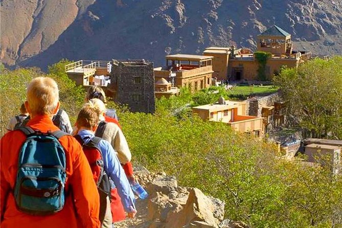 Atlas Mountains and Three Valleys & Waterfalls - Villages Marrakech Day Trip - Hiking from Setti Fatma toward the cascades