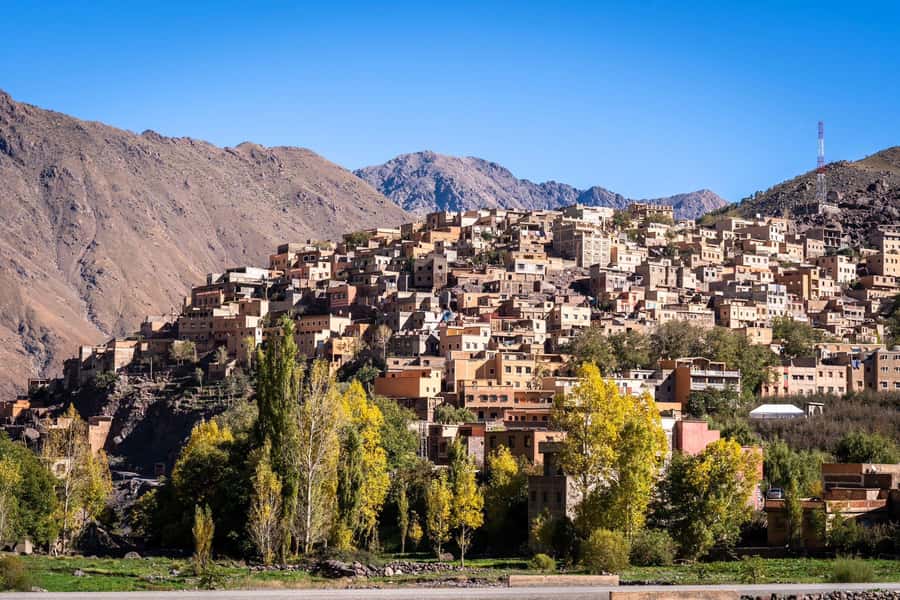 Atlas mountains hike with waterfalls & 3 valleys day trip - From Marrakech traffic to Imlil mountain air