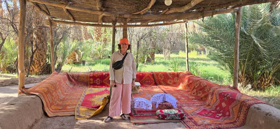 Atlas mountains hike with waterfalls & 3 valleys day trip - Mint tea and the first look at Imlil
