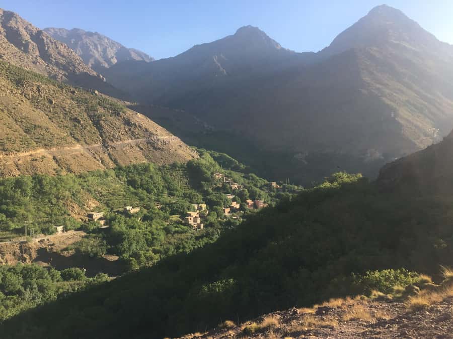 Atlas mountains hike with waterfalls & 3 valleys day trip - The afternoon route back toward Imlil