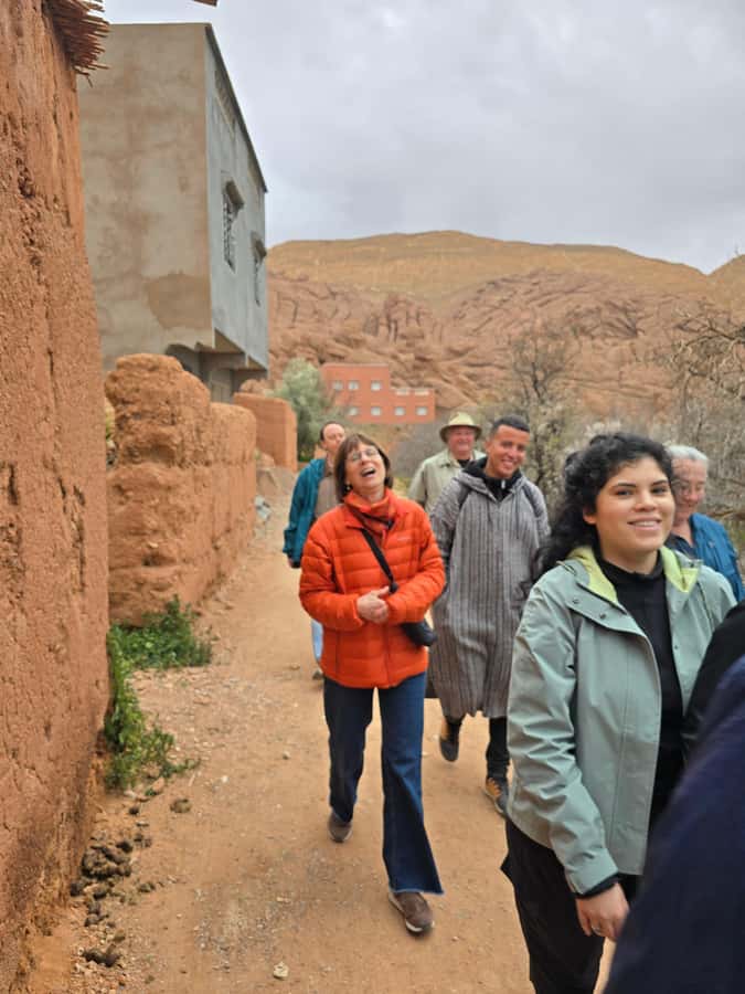 Atlas mountains hike with waterfalls & 3 valleys day trip - The walk to Armed village and the Toubkal views
