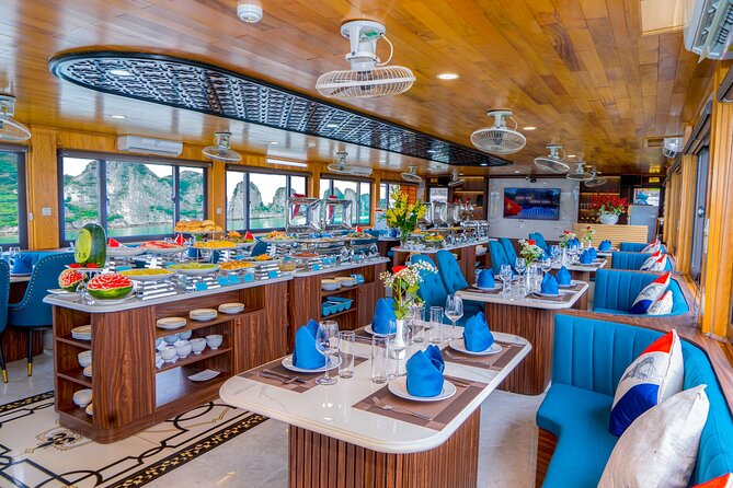 Best Halong 5 star Day Trip, inclusive,buffet,cave,kayak,transfer - Who should book this day cruise?