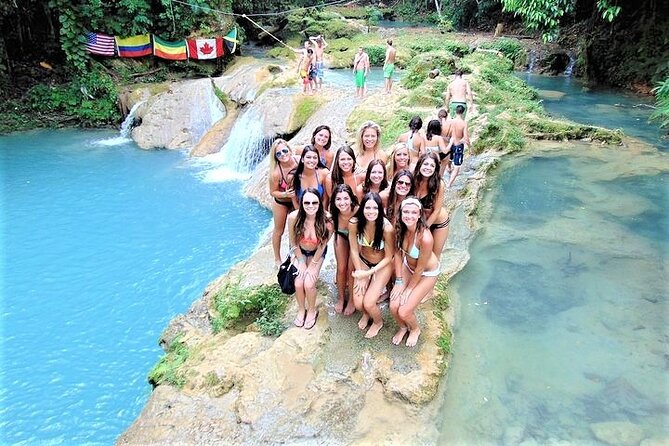 Blue Hole, Secret Falls, and Dunn's River Falls Combo Day-Trip - Two Jamaican waterfalls, one long day