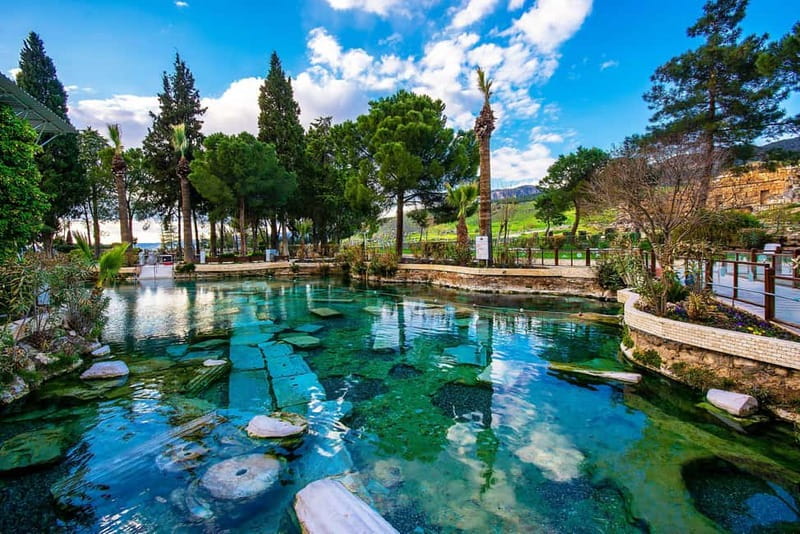 Bodrum:Pamukkale Cotton Castle & Hierapolis Day Trip w/Lunch - Hierapolis: Roman ruins above the springs