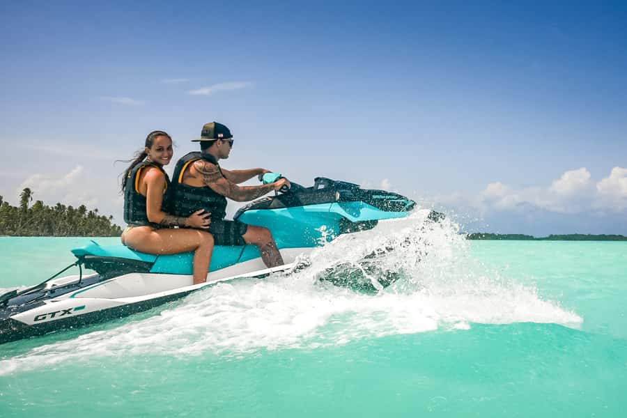 Bora Bora: Combo ATV & Jet Ski Day Trip with Polynesian BBQ - The views, stops, and photo time