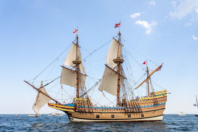 Boston to Plymouth Day-Trip including Quincy, Plimoth Patuxet and Mayflower II - Plymouth Rock, harbor time, and lunch