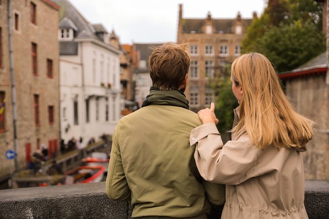 Bruges Guided or Audio Trip with Canal Cruise Option from Paris - Rozenhoedkaai and Bruges from the canal