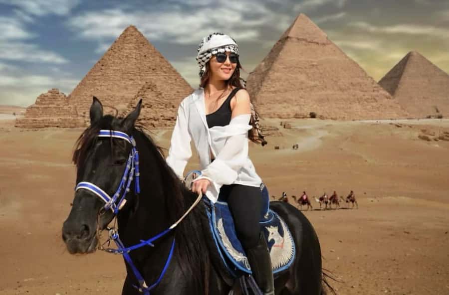 Cairo: Giza Pyramids, Memphis, and Sakkara Day Trip - Memphis and the statue of Ramses II