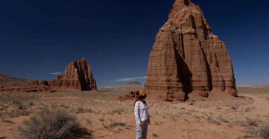Capitol Reef National Park: Cathedral Valley Day Trip - Bentonite Hills: color with a catch