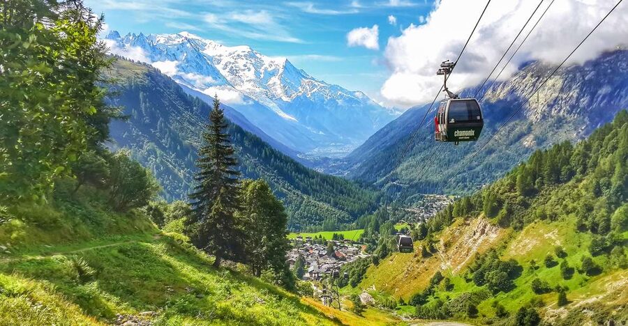 Chamonix & Mont Blanc Scenic Glass-Roof Bus Tour from Geneva - Chamonix, the resort beneath Mont Blanc