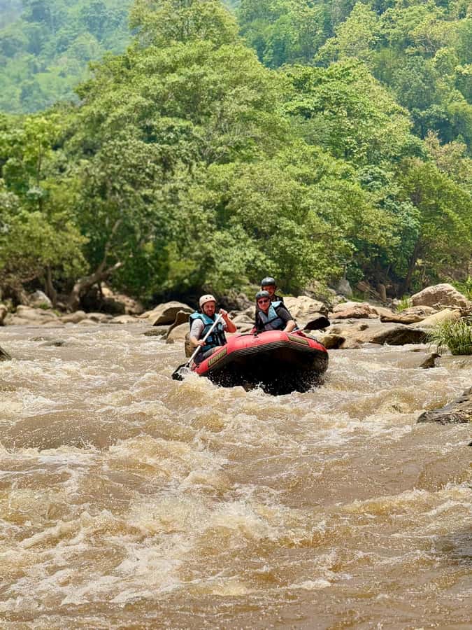Chiang Mai: Sticky Waterfall and Rafting Day Trip - White-water rafting on the Mae Taeng River