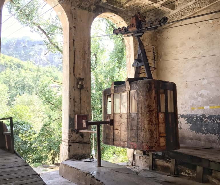 Chiatura: Journey Through Time – Day-trip Adventure - Old cable-car stations and Soviet Chiatura