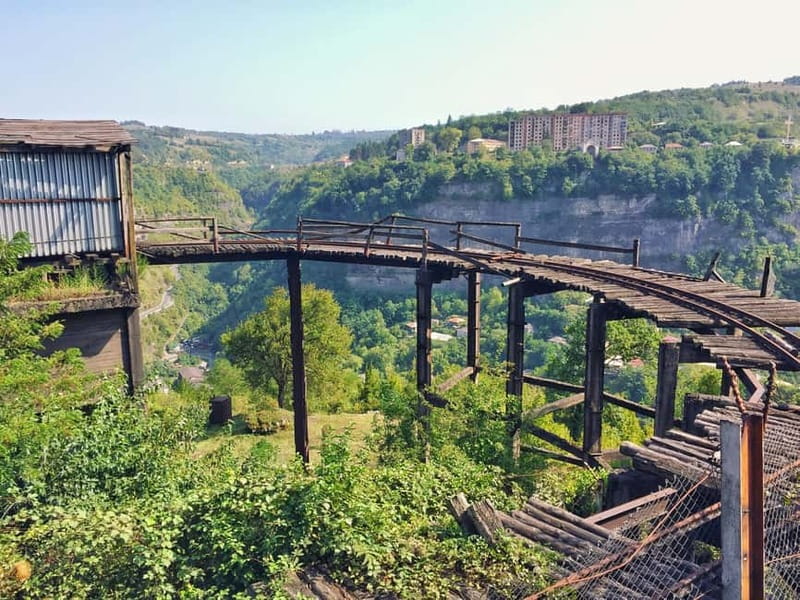 Chiatura: Journey Through Time – Day-trip Adventure - Riding the central cable car