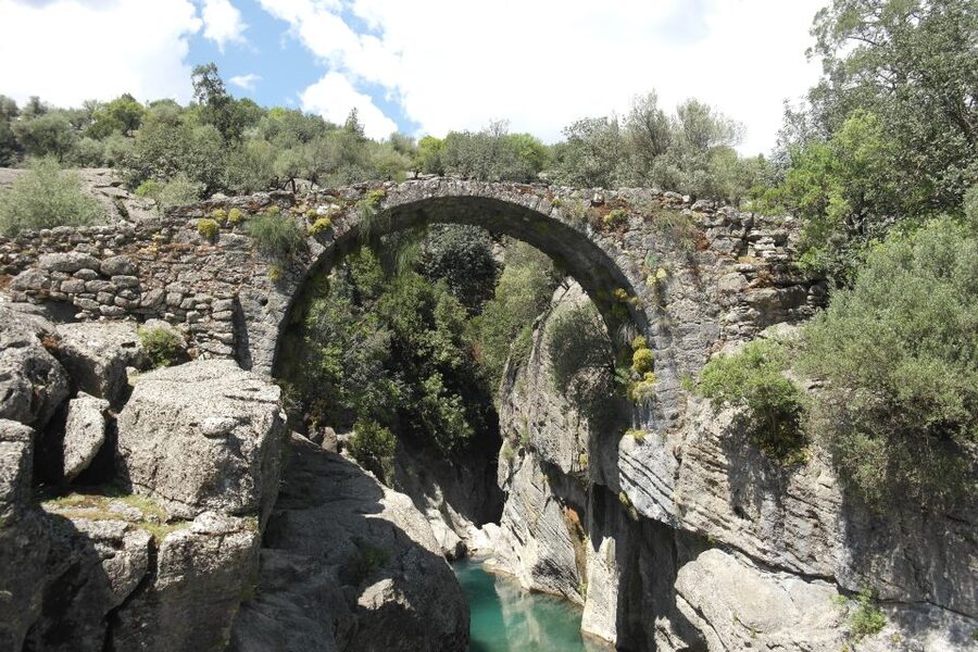 City of Side: Eagle Canyon and Selge Ancient City Day Trip - The ancient Roman bridge