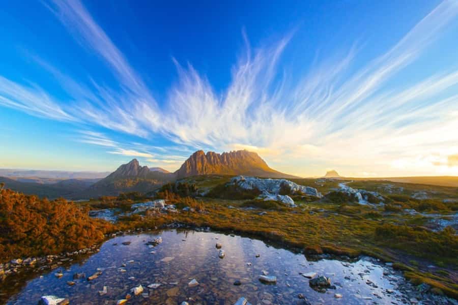 Cradle Mountain: Day Trip from Launceston with Lunch - Entering Cradle Mountain-Lake St Clair National Park