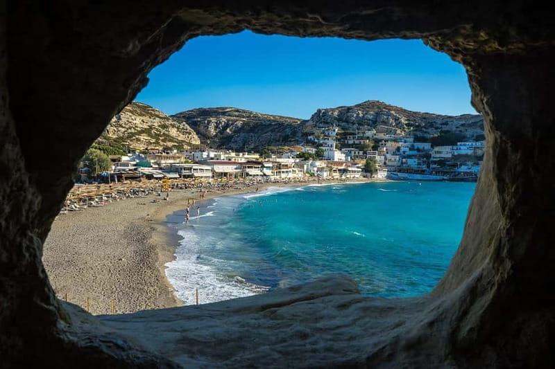 Crete: Beach Day Trip to Matala and Komos - Key points at a glance