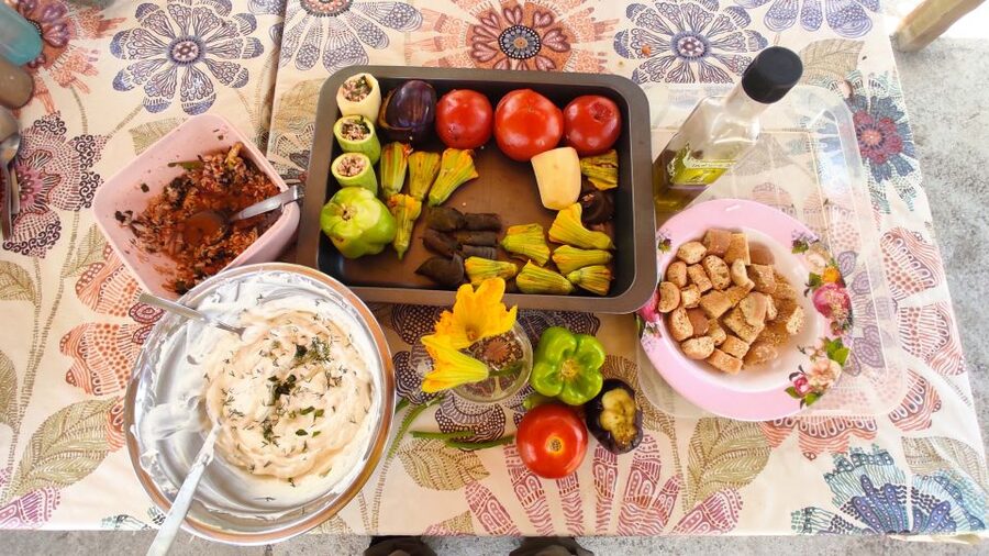 Crete: Sightseeing Day Trip with Cooking Lesson and Lunch - The Aposelemis Dam and submerged Sfendili