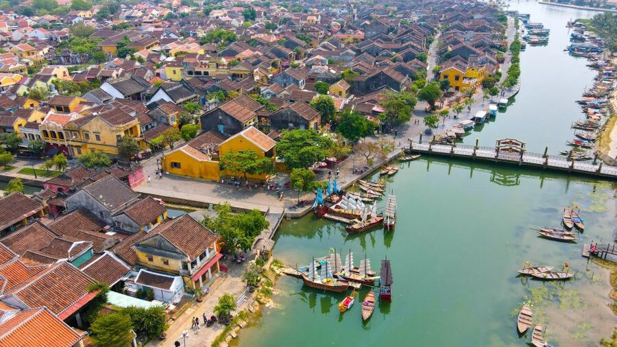 Da Nang: Hoi An Town, Lady Buddha & Marble Mountain Day Trip - Lady Buddha and the Monkey Mountain view