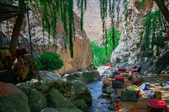 Day trip - Atlas Mountains Ourika Valley Waterfall From Marrakech - River lunch and time to slow down