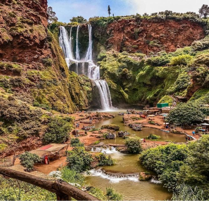 Day trip from Marrakech to Ouzoud Waterfalls - Walking down to the base