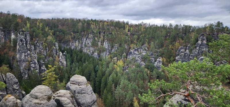 Day trip from Prague to Bohemian and Saxon Switzerland - Hiking to Pravčická Gate