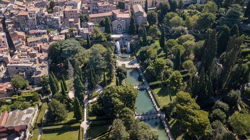 Day trip Rome by car : Tivoli Unesco Villa D'este & Hadrian - Lunch in Tivoli, with room for local choices