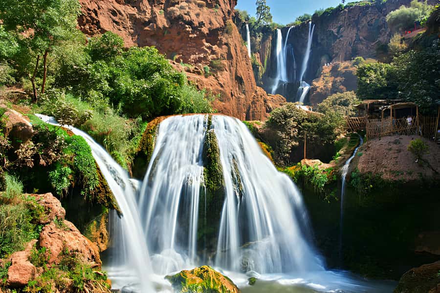 Day Trip To Ouzoud Waterfalls (Guide Hik & Boat option) - Arriving above the Ouzoud Waterfalls