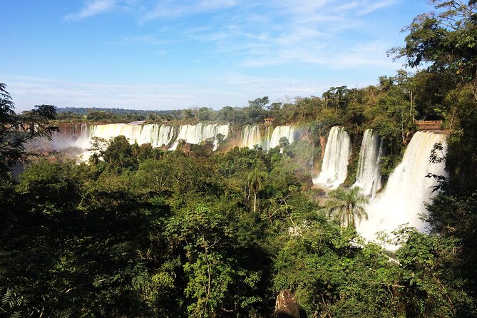 Day Trip to the Argentinian Side of Iguassu Falls from Foz do Iguaçu - Upper Circuit: broad views toward Brazil