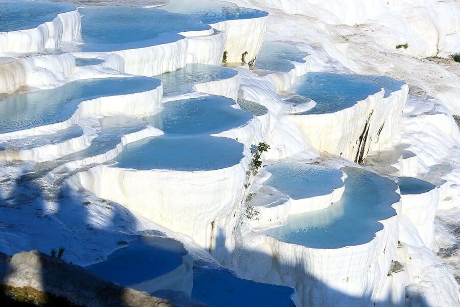 Ephesus and Pamukkale: Day Trip by Plane from Istanbul - Pamukkale and Hierapolis: white terraces over an ancient city