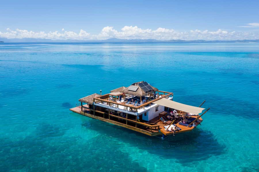 Fiji: Cloud 9 Floating Bar and Pizzeria Day Trip - A boat ride from Port Denarau to Cloud 9