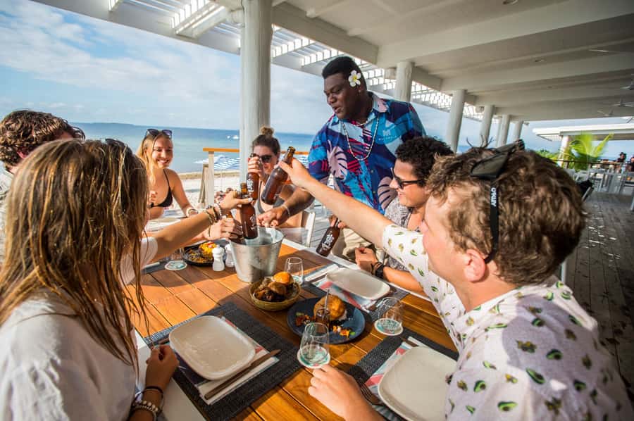 Fiji: Malamala Beach Club Half-Day Trip - Food and drinks with a water view
