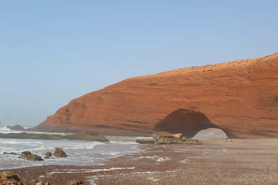 From Agadir: Legzira Beach & Tiznit Day Trip with Lunch - Lunch beside the Atlantic