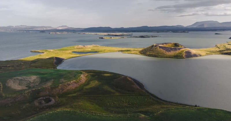 From Akureyri Port: Diamond Circle Guided Day Trip w/ Lunch - Lake Mývatn closes the day with volcanic scenery