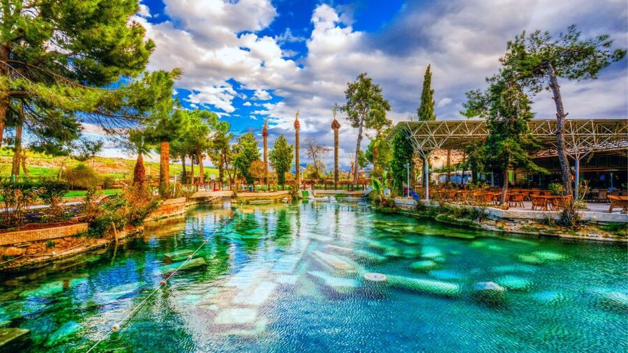 From Alanya: Pamukkale and Hierapolis Day Trip with Lunch - Walking the white travertines