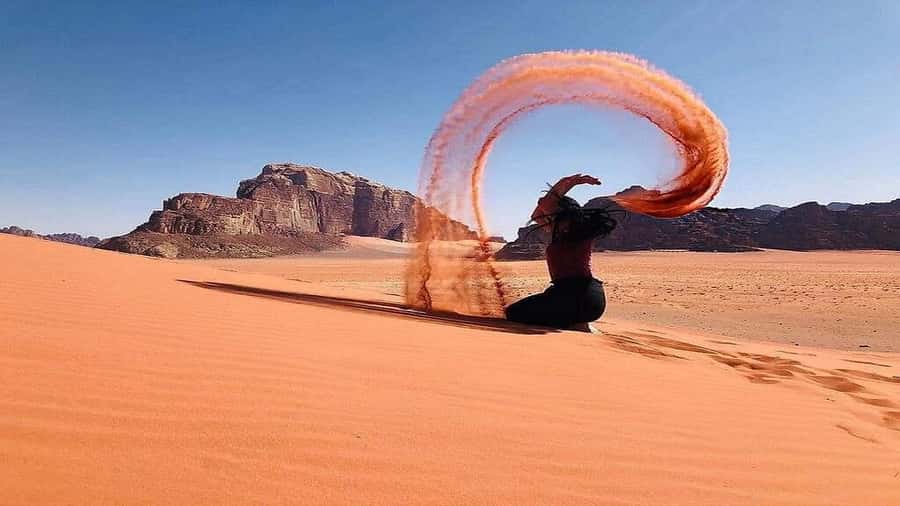 From Amman: Petra, Wadi Rum, and Dead Sea Private 2-Day Trip - Wadi Rum after sunset