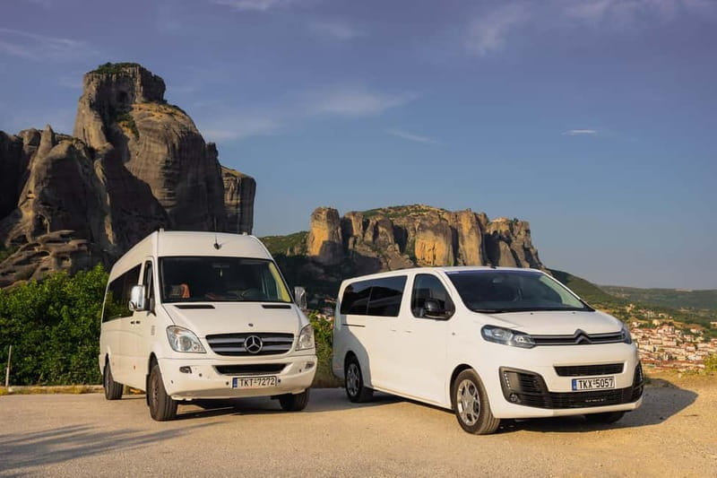 From Athens: Meteora Caves & Monasteries Day Trip by Train - Visiting three monasteries inside
