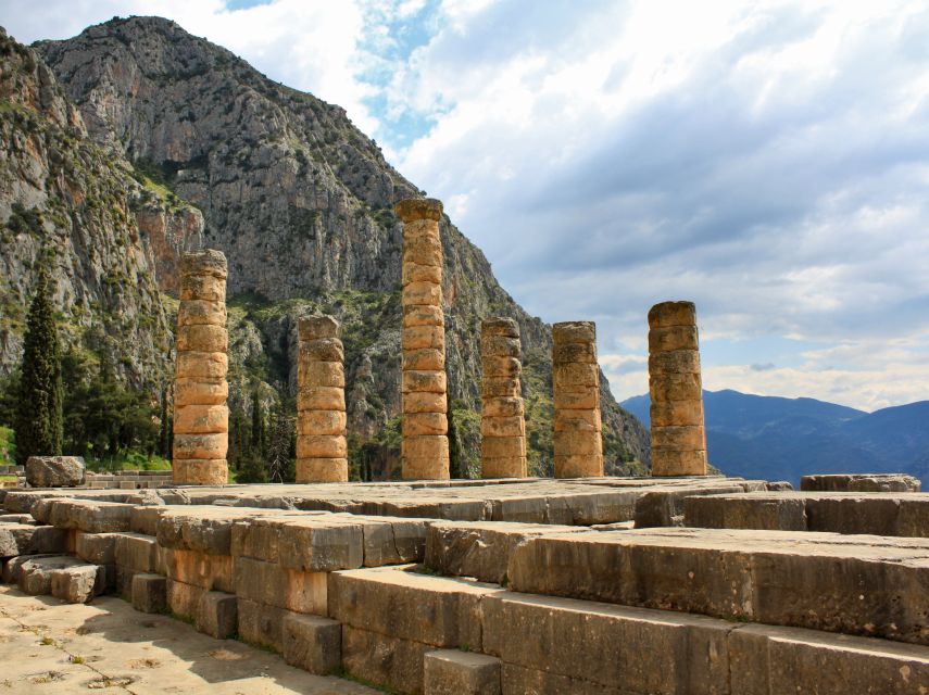 From Athens: Private Delphi and Thermopylae Guided Day Trip - Delphi Archaeological Site: Apollo, prophecy, and steep views