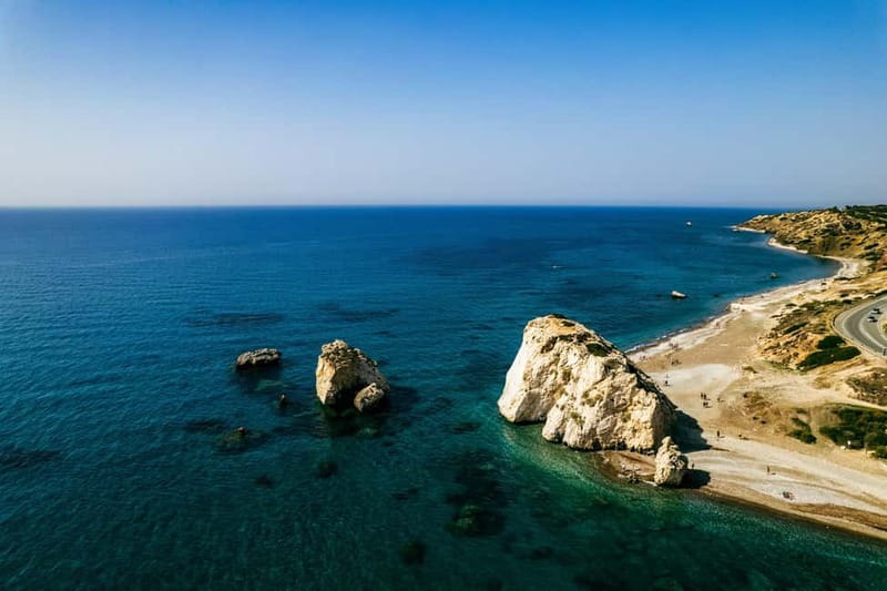 From Ayia Napa/Protaras/Larnaca: Paphos and Kourion Day Trip - Aphrodite’s Rock: a brief coastal finale